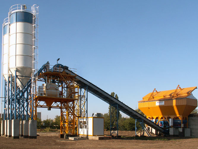 Ready-Mix Concrete Batching Plant with Sicoma Twin Shaft Mixer From China Manufacturer