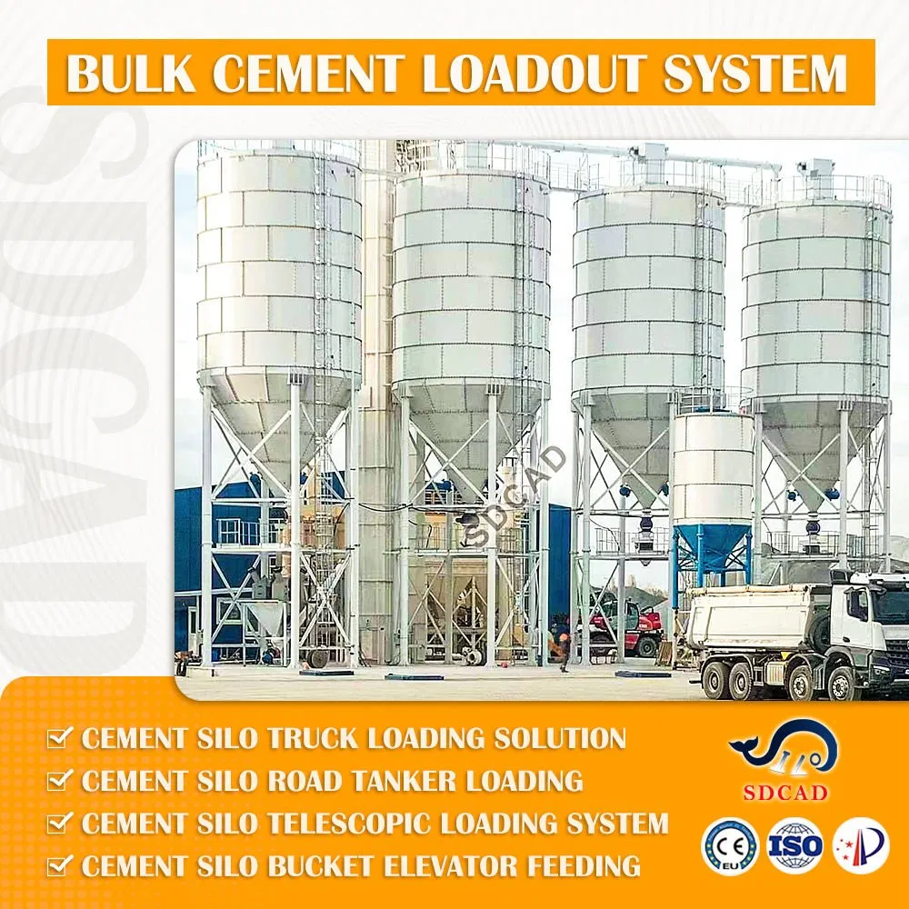 Ideal for Cement Terminals, Dry Mortar Plants, Concrete Plants