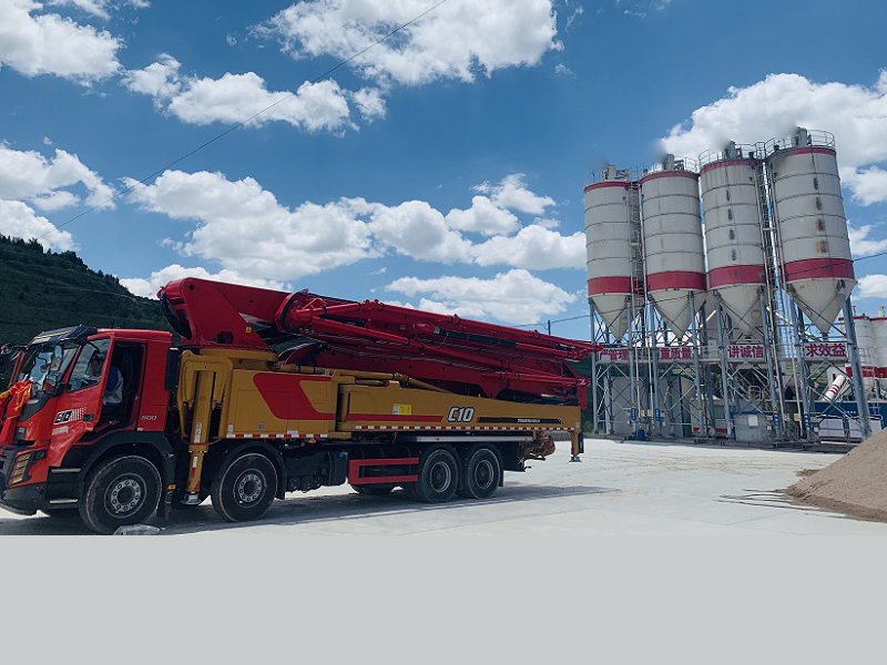 Evangel Official Factory Concrete Construction Hzs90g Batching Plant 90m3/H Output Concrete Mixing Plant Modular Design Easy to Transport