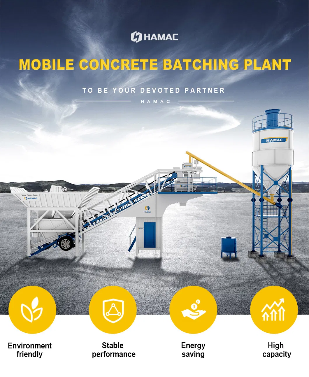 Modular Concrete Batching Mixing Plant