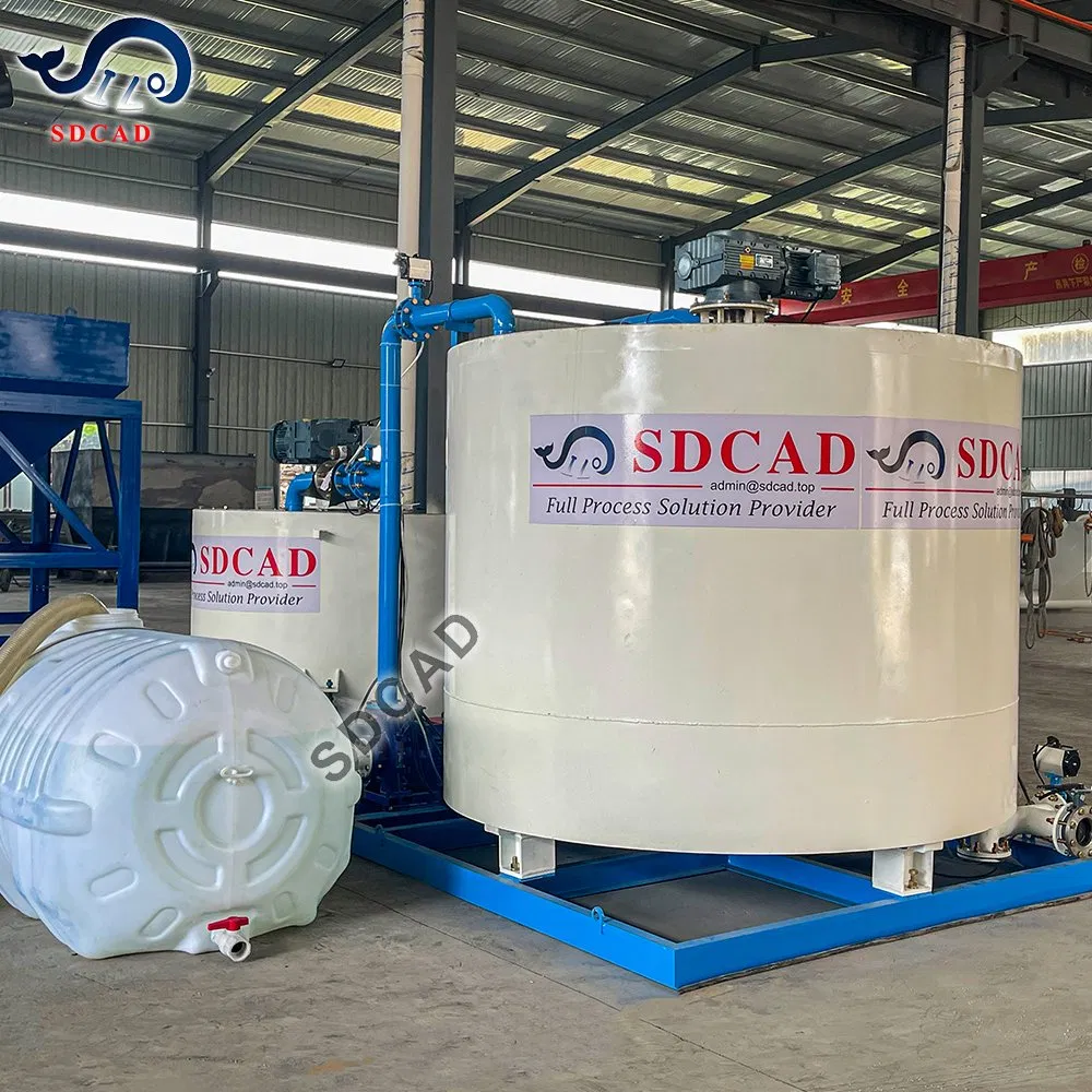 Heavy-Duty Grout Mixing Plant with High Capacity Silo for Large-Scale Infrastructure Projects Grout Mixing Plant