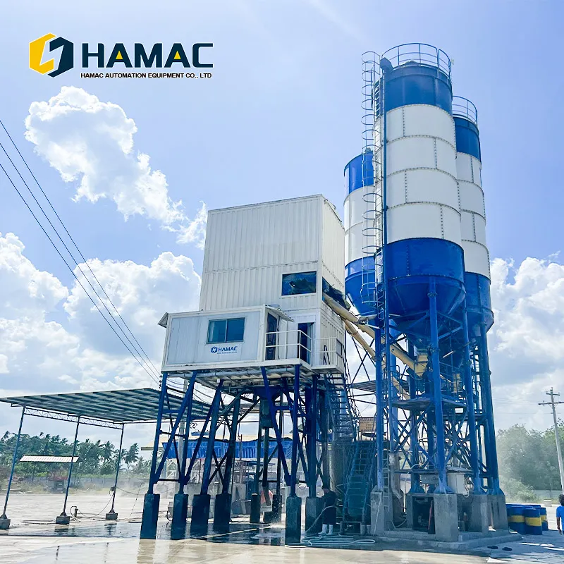 Continuous Cement Stabilized Sand Concrete Stationary Mixing Plant