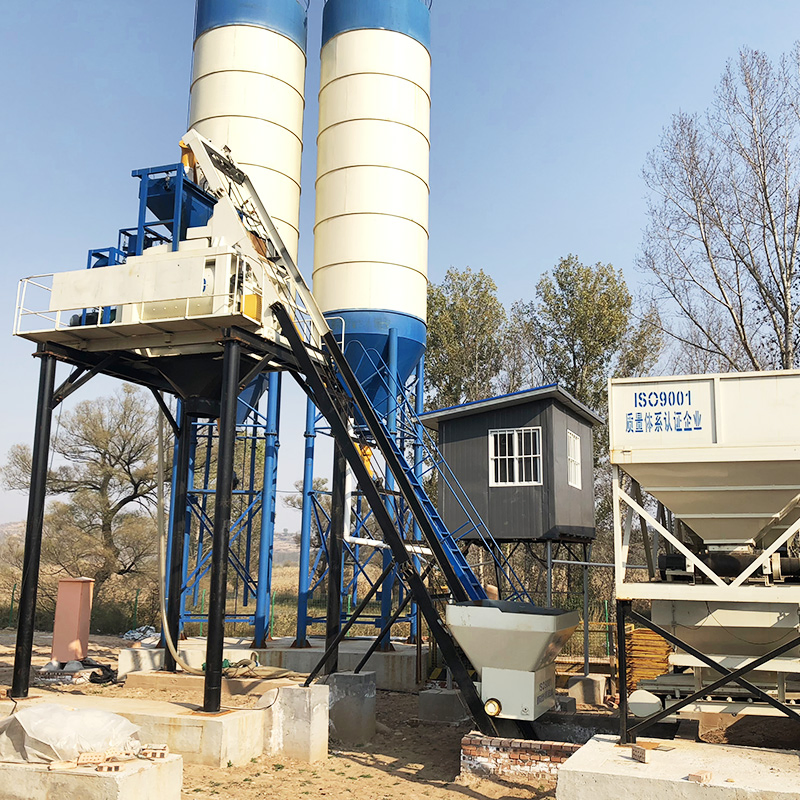 Factory Price Stationary Yg50 Yg75 Yg100 Fixed Concrete Mixing Plant 50-120m3/H for Commercial Ready Mix Production
