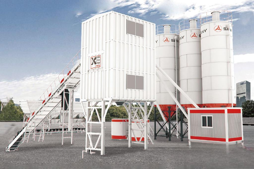 Hzs90 Fully Automatic Concrete Batching Plant Computer-Controlled Weighing System for Ready Mix Concrete