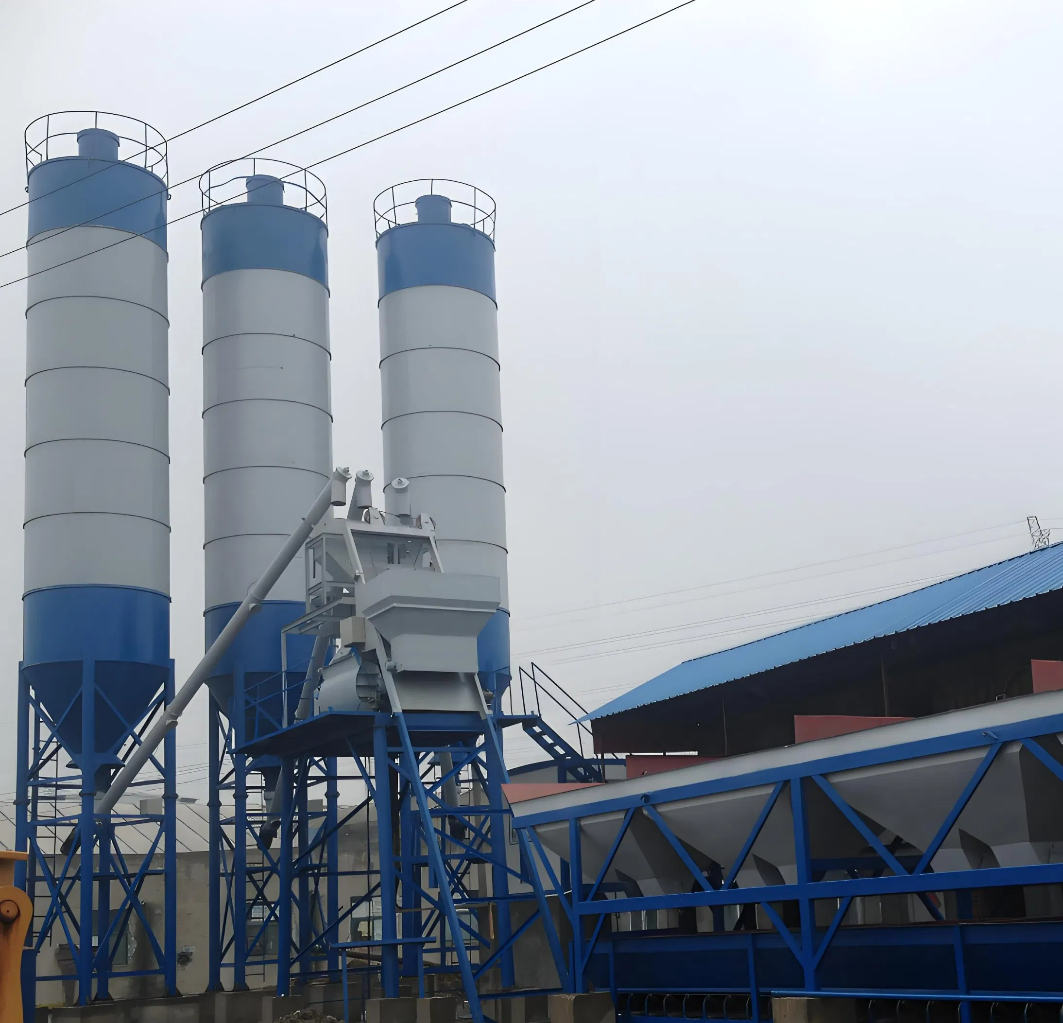 Eco-Friendly /Concrete Batching Plant Hzs 100 M3/H Elevate Your Craftsmanship with Our Concrete Mixing Plant