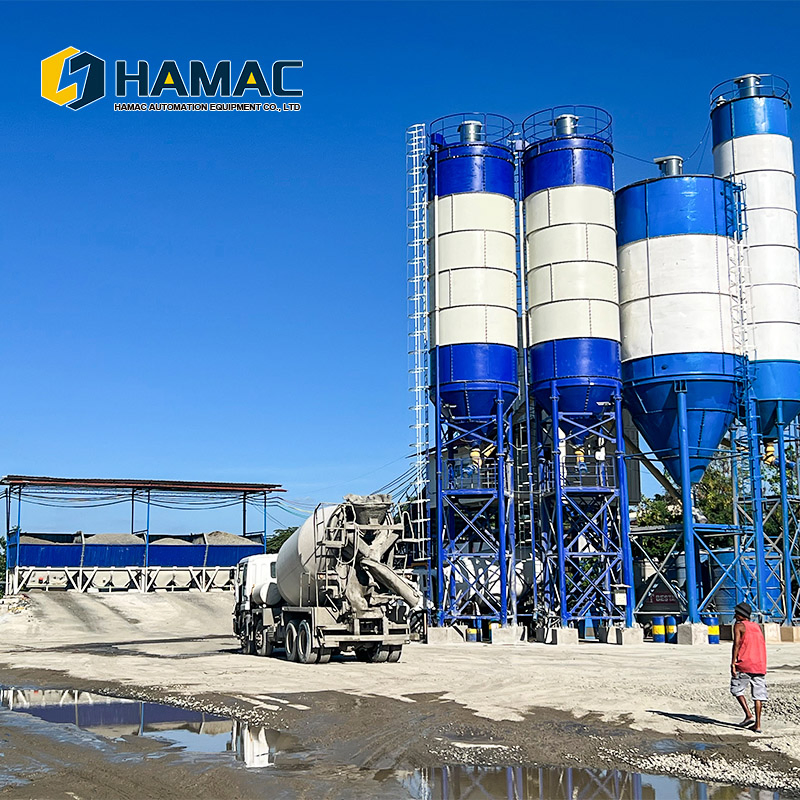 Continuous Cement Stabilized Sand Concrete Stationary Mixing Plant