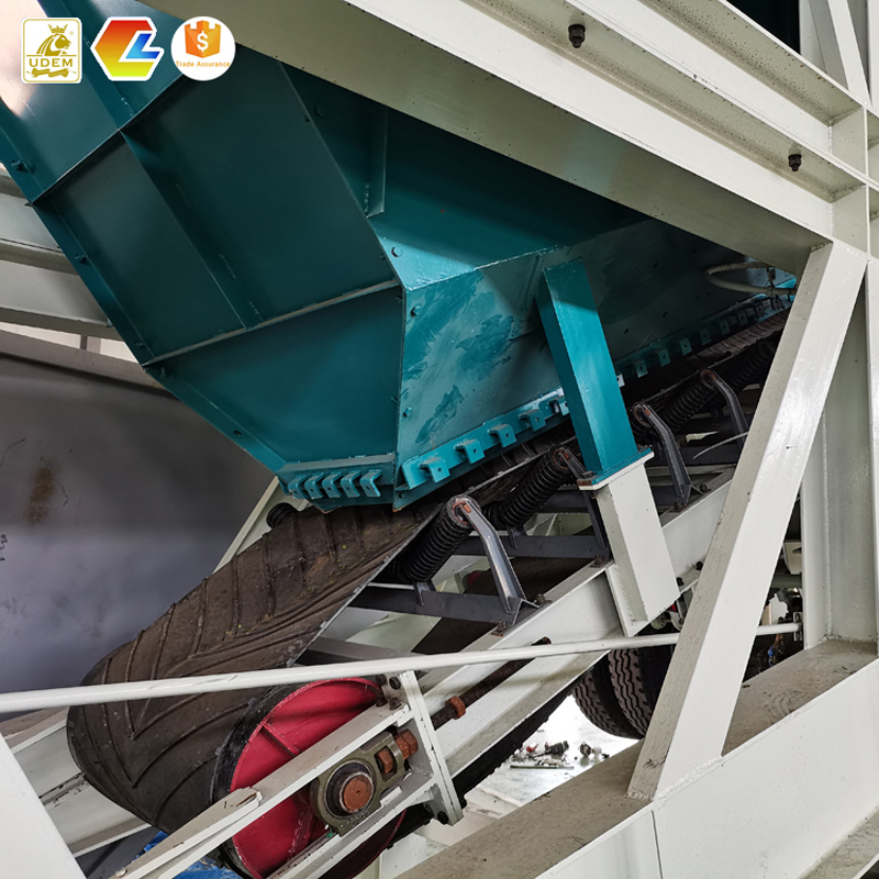 Eco-Friendly Full Closed Structure Yhzs100 Cement Concrete Mixer Batching Plant