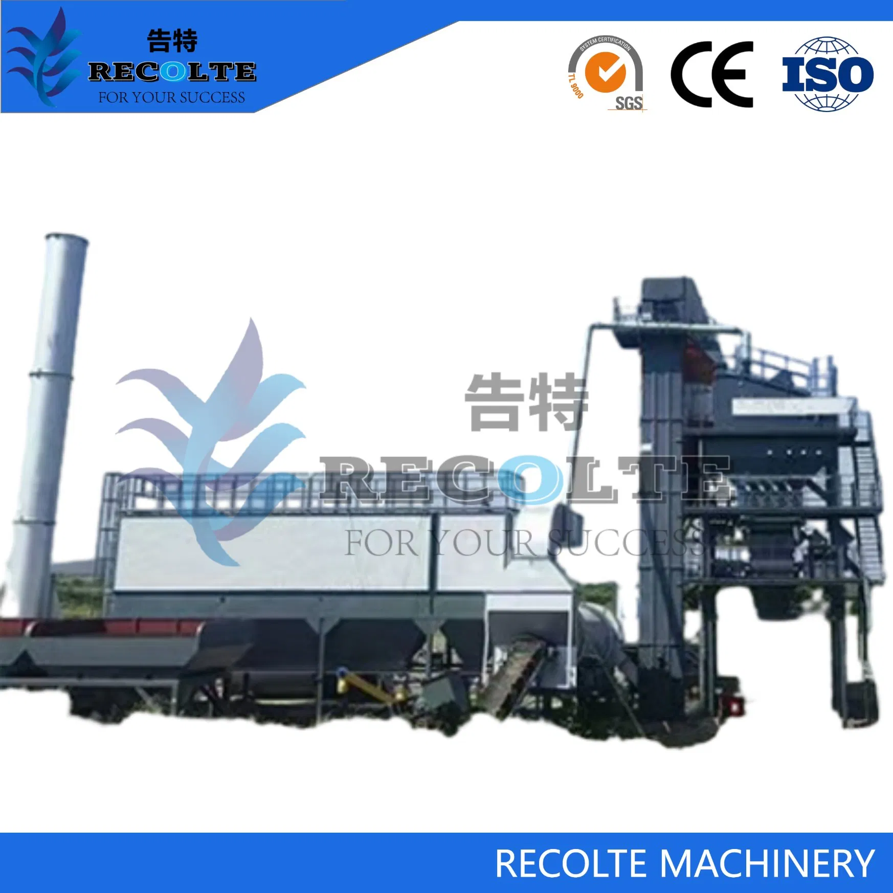 160t /Asphalt Mixing Plant / Asphalt Batching Plant /Automated Feeding for Smooth Flow