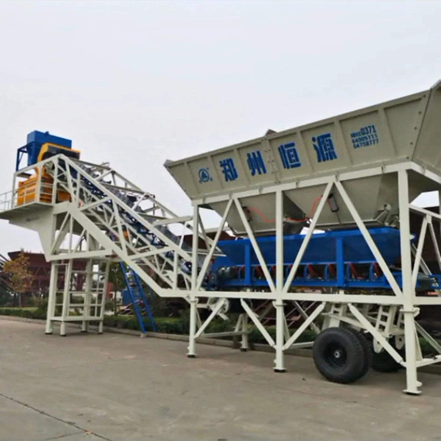 Standard Concrete Batching Plant Continuous Mixing Plants