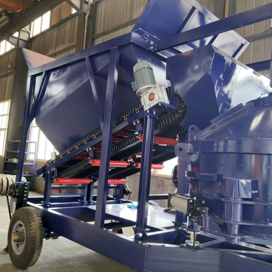 Yhzs Mobile Concrete Mixing Plant Ready Compact Small Concrete Batching Plant with Full-Automatic