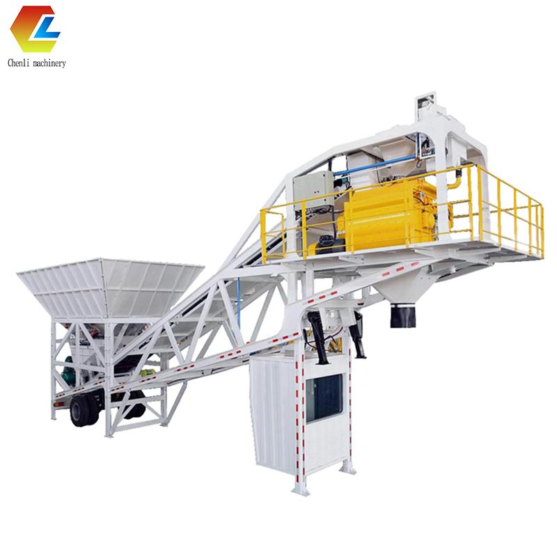 Rmc Concrete Mixing Plant in Nepal Mobile Concrete Batching Plant