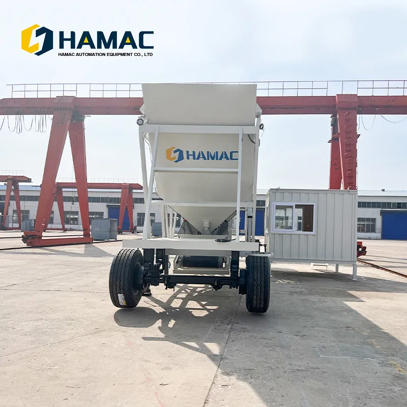 Hamac Hzm35 Customized Mobile Dry Prefabricated Mix Component Batching Mixing Plant