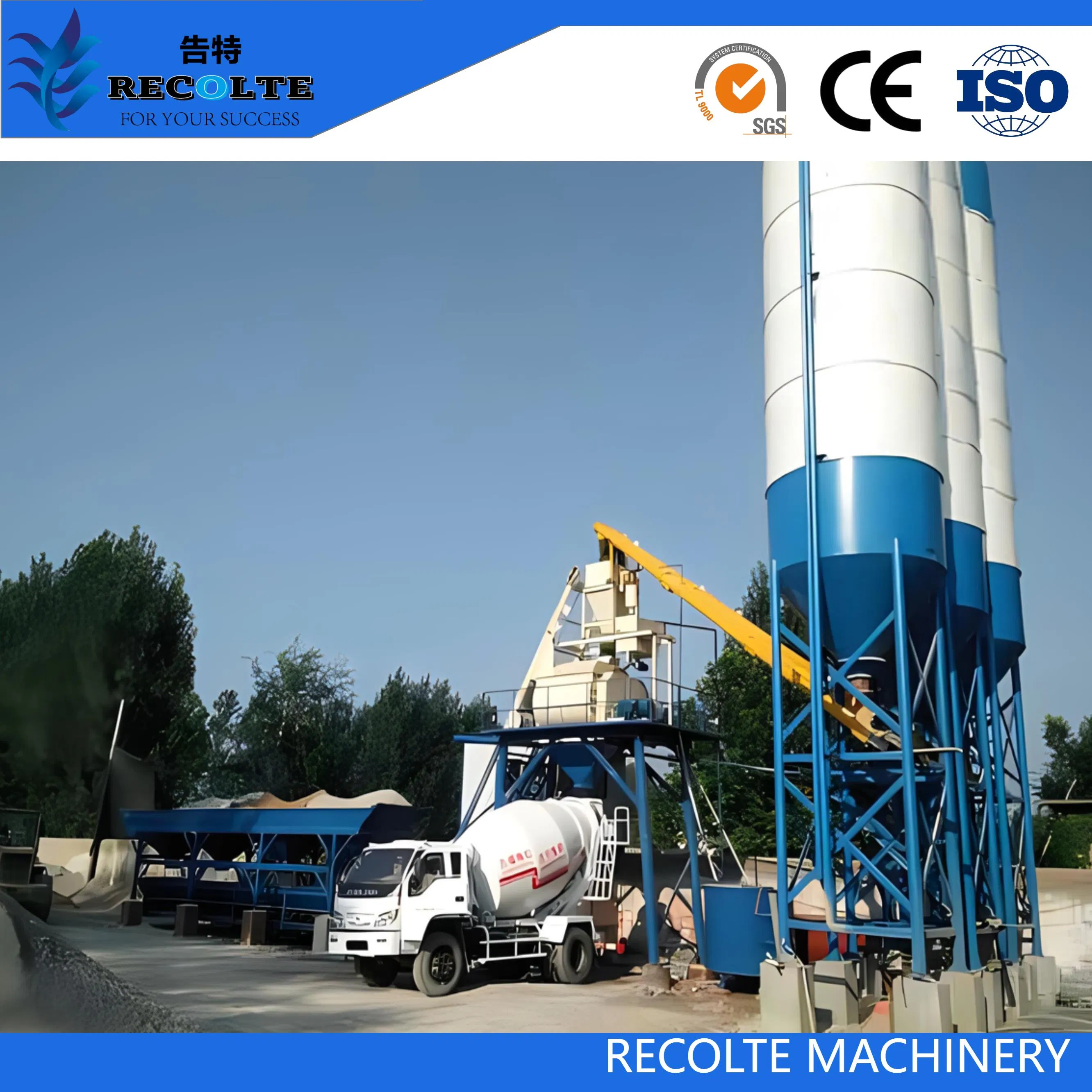 Eco-Friendly /Concrete Batching Plant Hzs 100 M3/H Concrete Mixing Plant Redefined: Explore Our Collection
