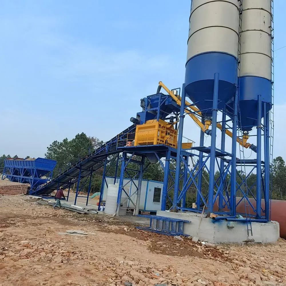 Large Capacity 2000 Mixer Machine 120m3/H Concrete Batching Plant