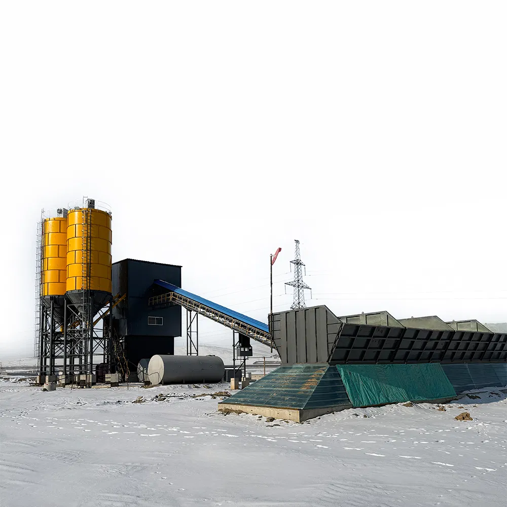 Hls90 Concrete Batching Plant, Eco-Friendly Dust Removal &amp; Automatic Control