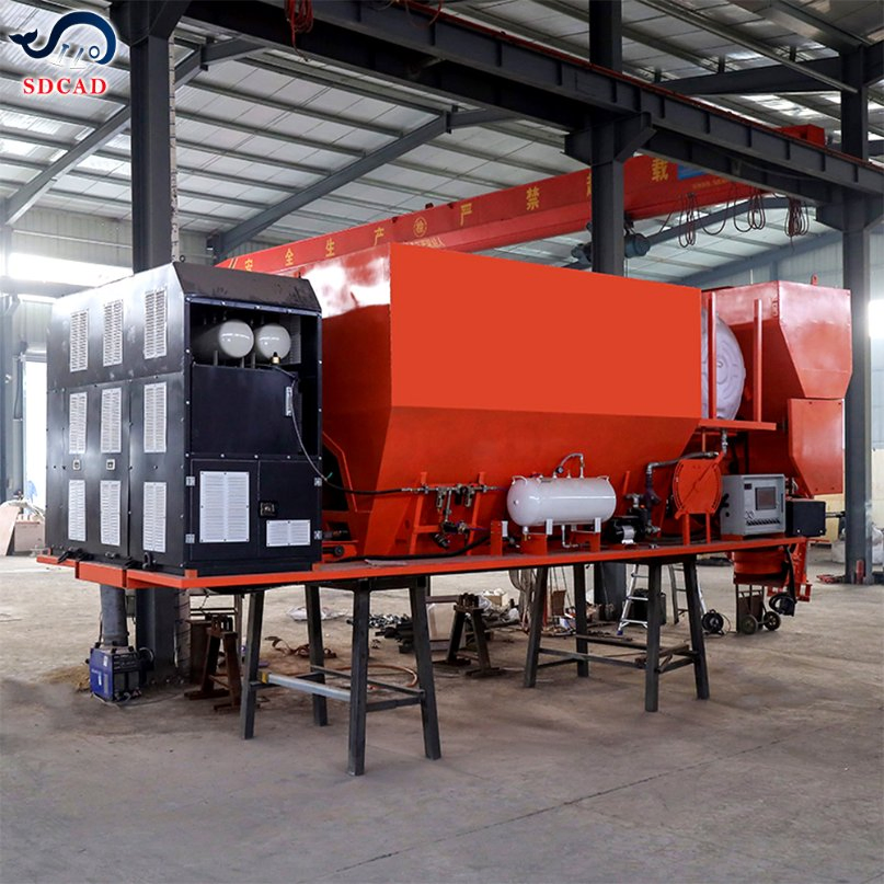 Truck Based Volumetric Concrete Mixing Plant for Continuous on Site Supply