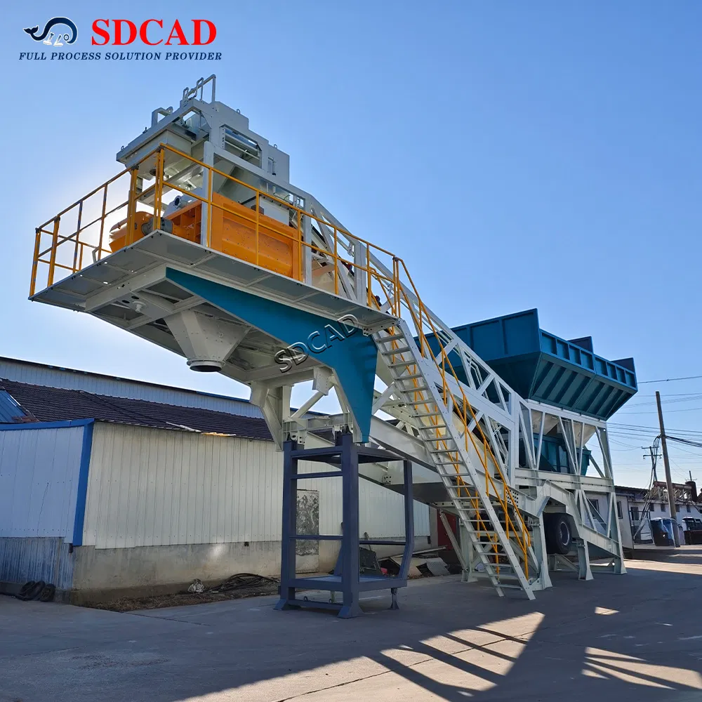 25-100m3/H Modular Top-Rated Concrete Batch Plants at Competitive Prices