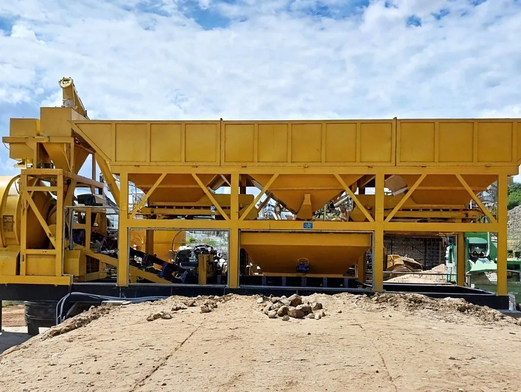 Aggregate batching machine