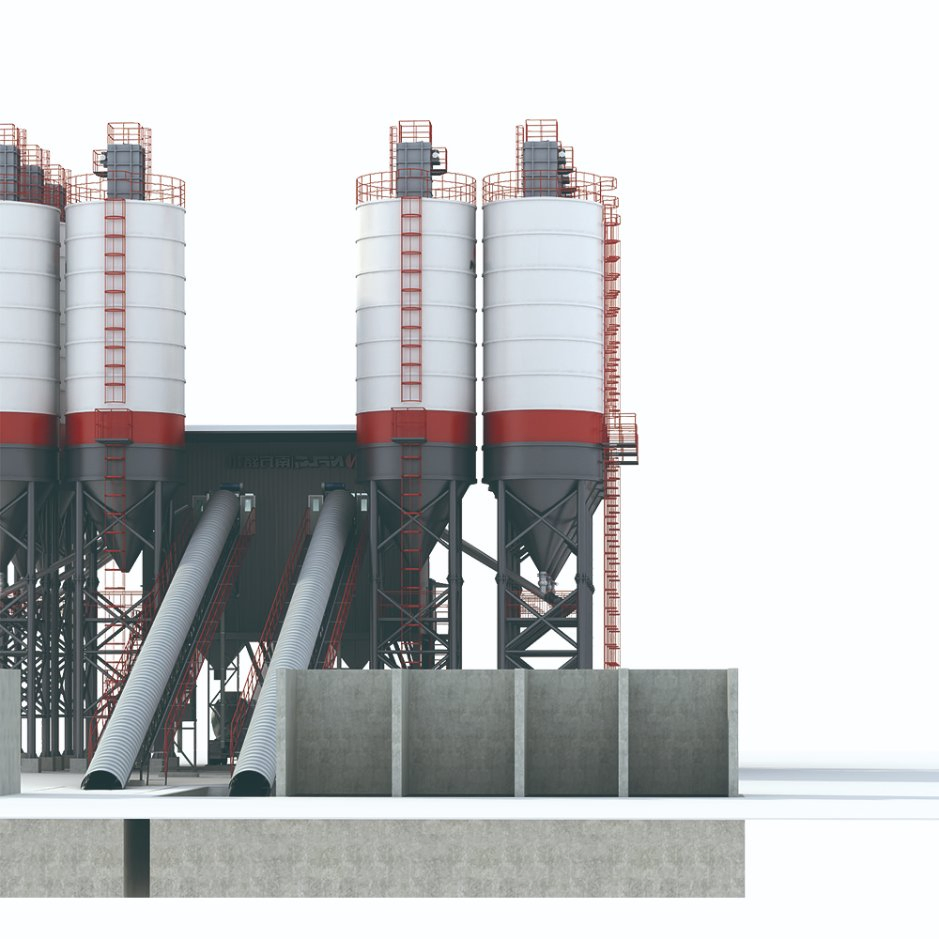 90 Cu M3 Truckmounted Compact Concrete Batching Plant