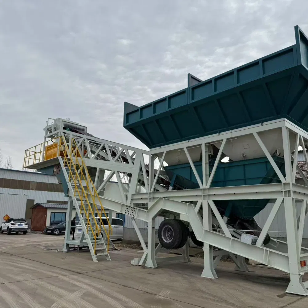 Portable Concrete Batching Plant