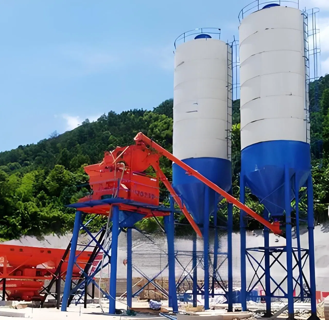 Eco-Friendly /Concrete Batching Plant Hzs 100 M3/H Elevate Your Craftsmanship with Our Concrete Mixing Plant