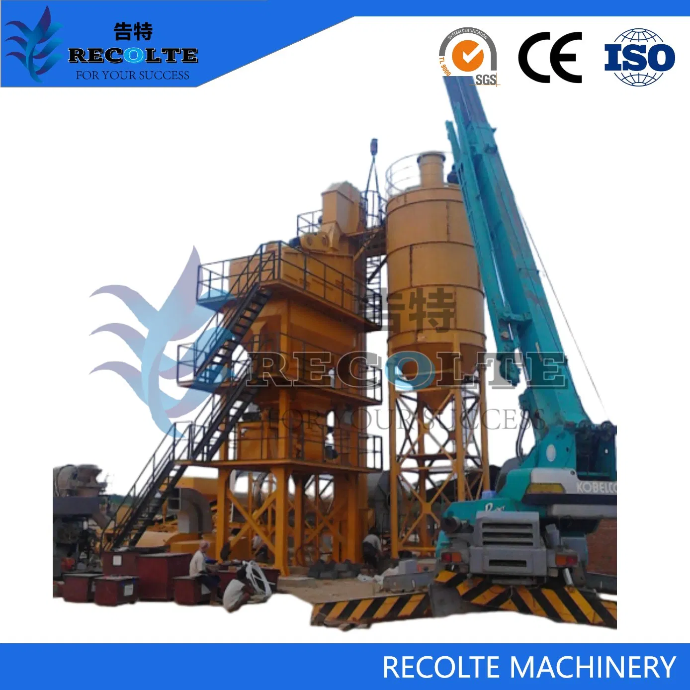 80t /Asphalt Mixing Plant / Asphalt Batching Plant/Automated Feeding for Smooth Flow