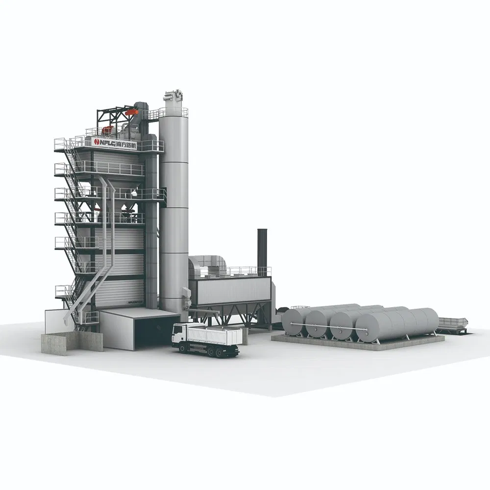 Eco-Friendly Asphalt Batching Plant with 1-Year Core Components Warranty