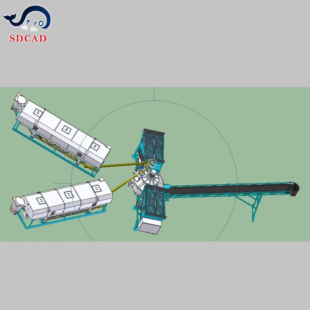 Yhzs50 50m3/H Planetary Mixer Semi Mobile Concrete Batching Plant