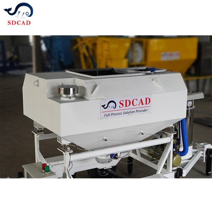 Small Portable 10ton Cement Silo Container Mobile Batching Plant with Cement Silos for Sale