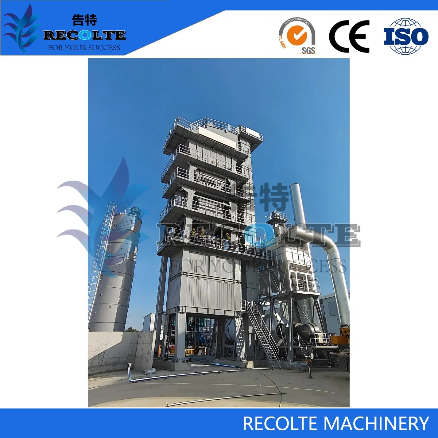 160t /Asphalt Mixing Plant / Asphalt Batching Plant /Eco-Friendly Burner for Reduced Emissions