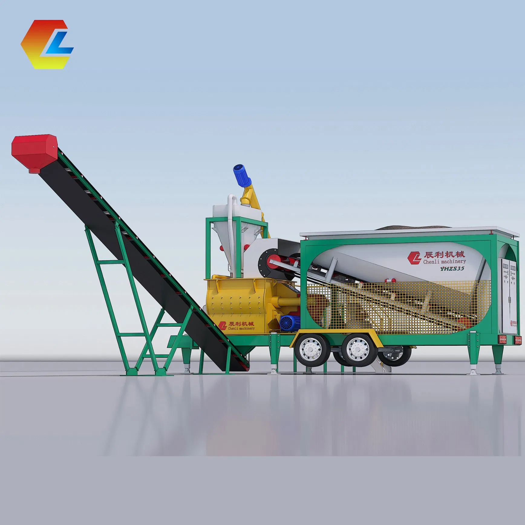 Eco-Friendly Concrete Batching Mixing Plant for Sustainable Manufacturing