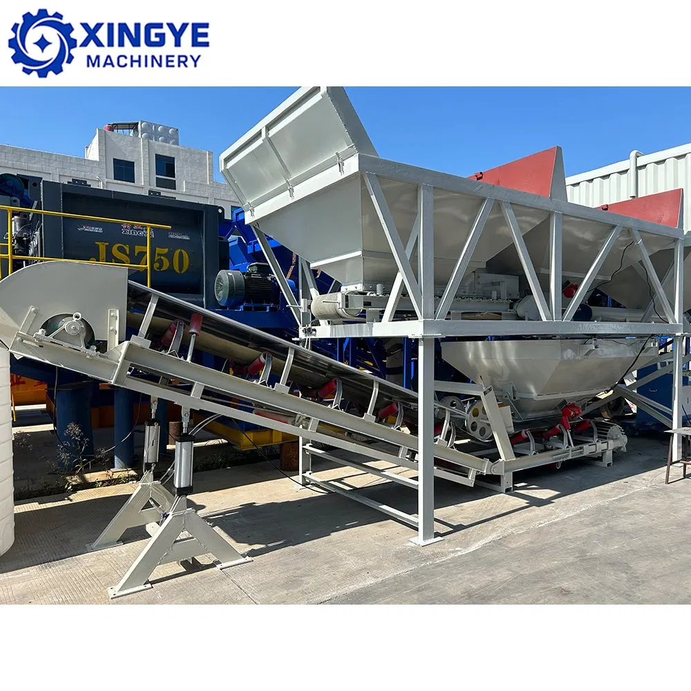 Customizable Mobile Concrete Batching Plant with Advanced Belt Loaders