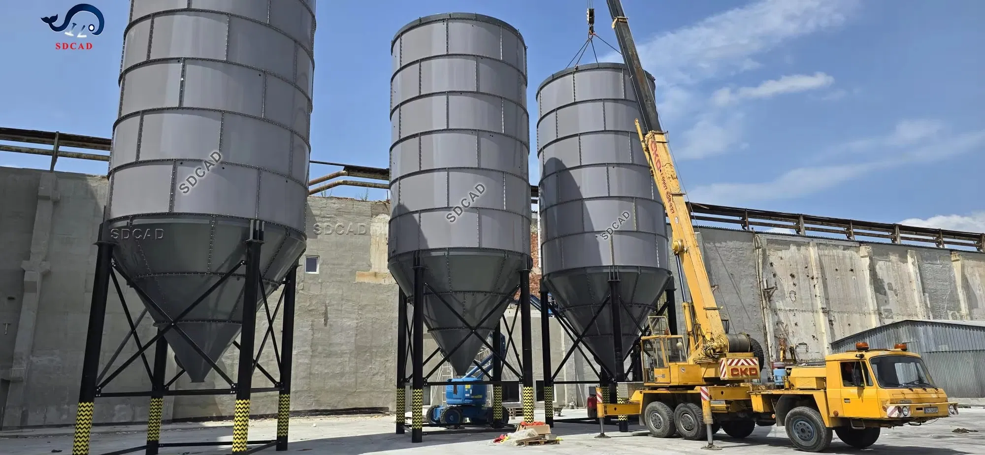 Complete Cement Terminal Solution for Ship Unloading, Conveying and Silo Storage
