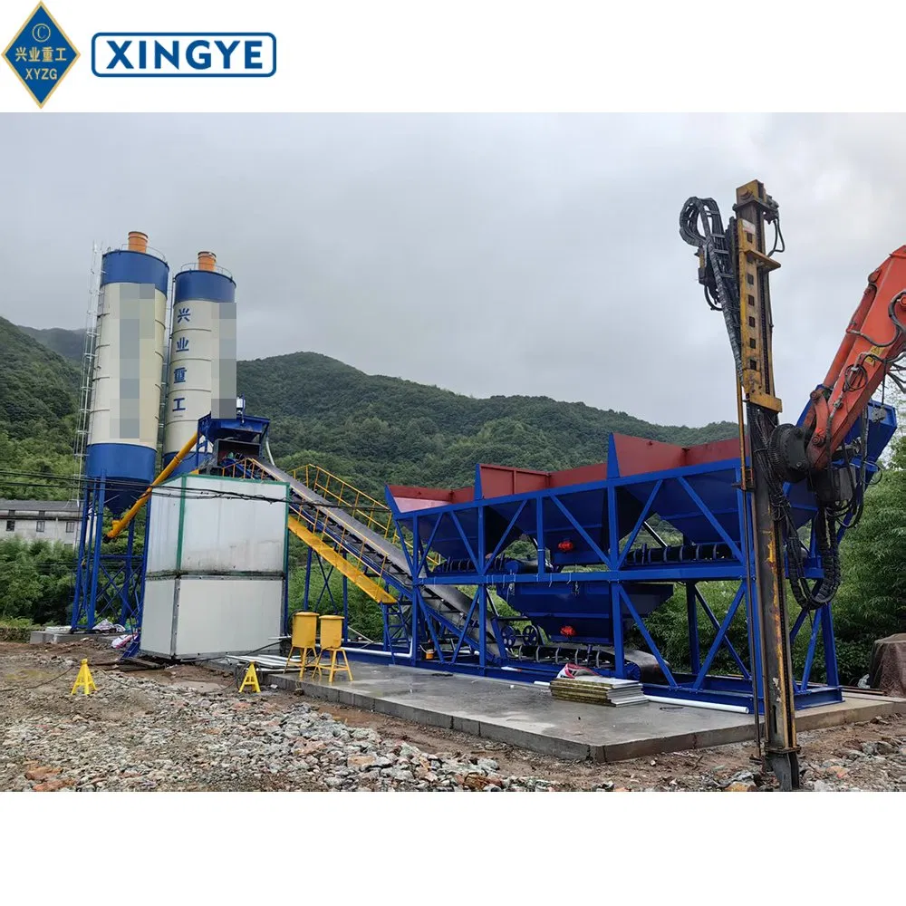 China Manufacturer Hzs 90 Concrete Batching Mixing Plant for Sale