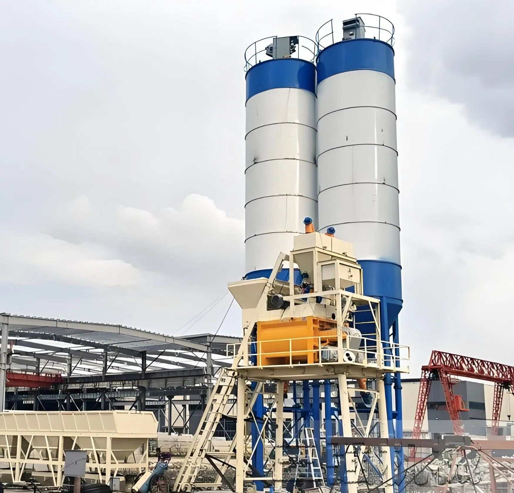 Eco-Friendly /Concrete Mixing Plant Hzs 100 M3/H Concrete Batching Plant Emporium: Where Quality Reigns Supreme