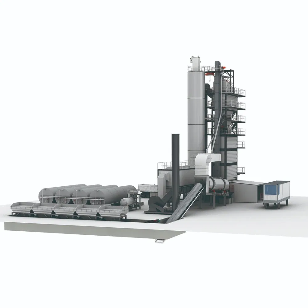 Eco-Friendly Asphalt Batching Plant with 1-Year Core Components Warranty