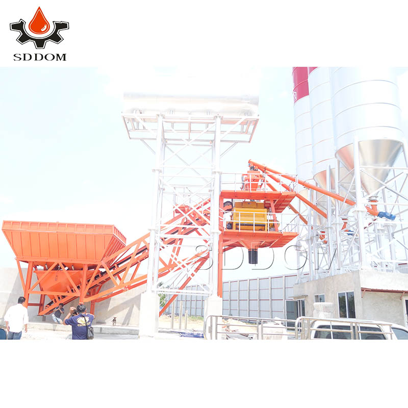 Factory Price 50m3/H Precast Dry Portable Ready Mobile Mini Mix Concrete Batching Plant for Sale