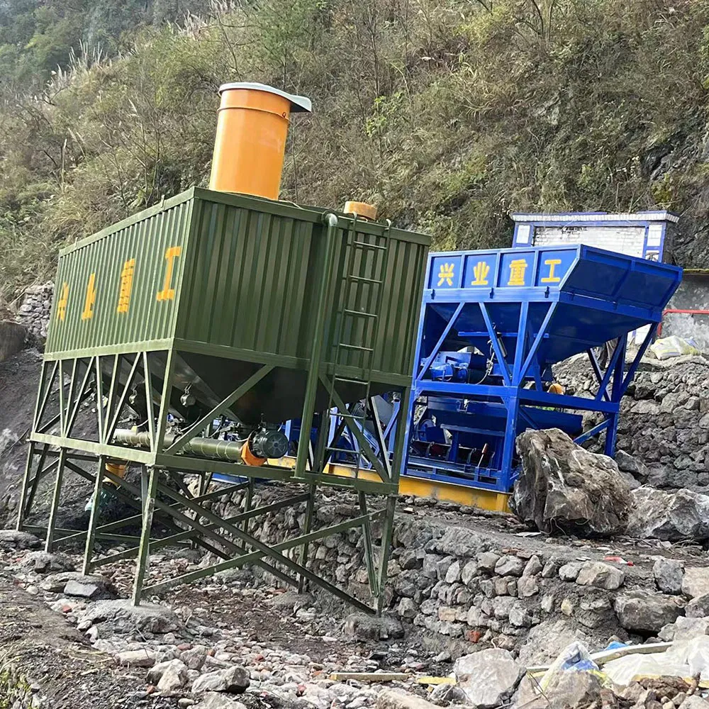 Compact 60m³ Concrete Batching Plant for Efficient Construction