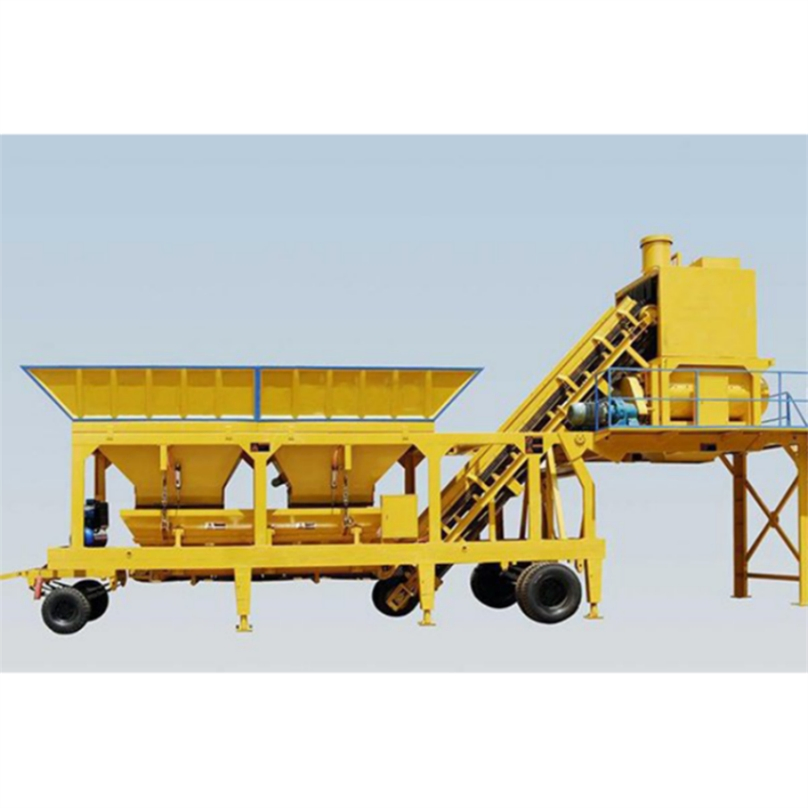 Mobile Concrete Mixer Batch Stations Portable Concrete Batching Plant Ready Mix