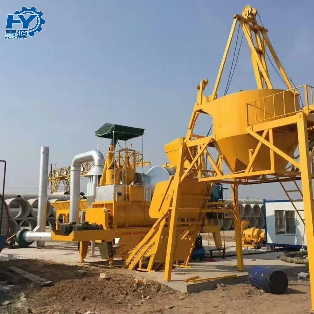 Advanced Double Roller Mobile Lqy20 Lqy15 Small Asphalt Batching Mixing Plant for Construction
