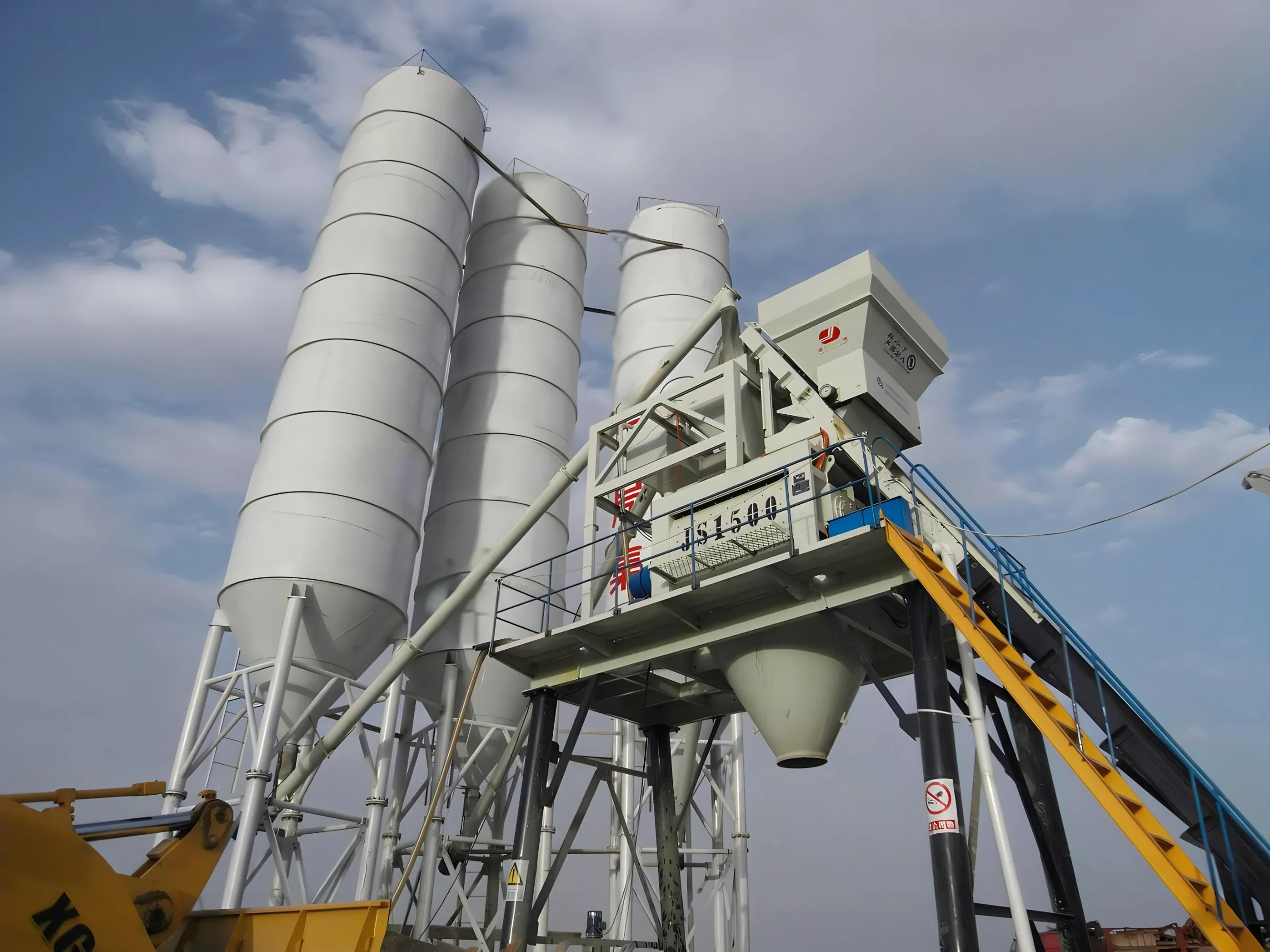 Hzs75 M3/H Compact Size Concrete Batching Plant: Space-Saving Solution for Sites