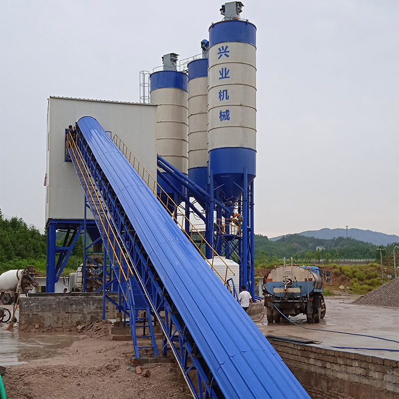 Cement Mixer Aggregate Concrete Batching Plants Hzs120 High Concrete Mixing Plant
