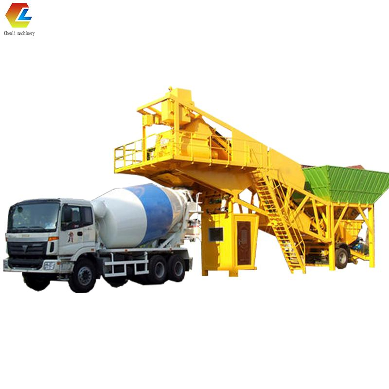Concrete Batching Plant Monting on Truck Barge-Mounted Concrete Mixing Plant
