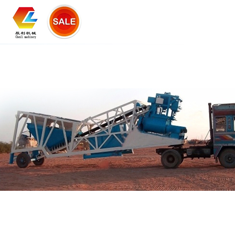 Mobile Concrete Plant Easy Transport Flexible Modular Design Mobile Max 100m3/H Concrete Mixing Batching Plant