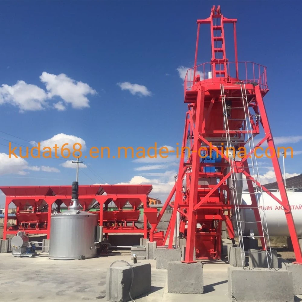 10tons Per Hour Capacity Mobile Asphalt Mixer Plant Qcq10