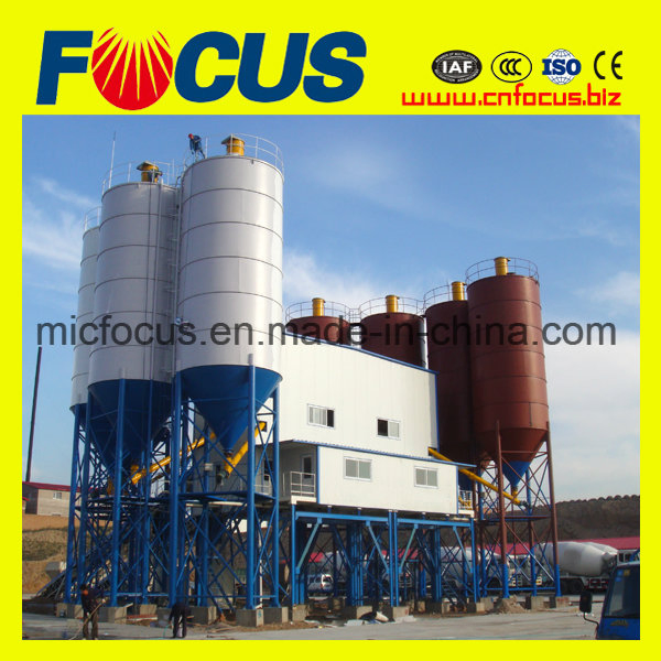 Twin Shaft Mixer Concrete Batching Plant 240m3/H