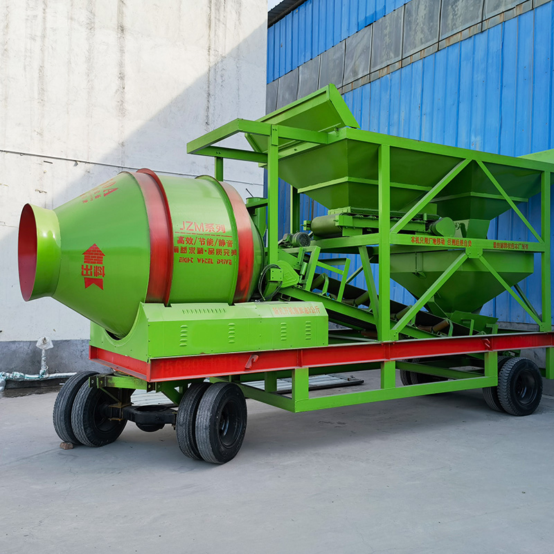 20m3/H 30m3/H 60m3/H 100m3/H Ready Wet Mix Mini Small Portable Mobile Concrete Batching Plant Diesel Concrete Mixer