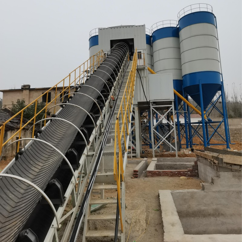 Hzs75 Concrete Mixer Manufacturing Plant Portable Concrete Batch Plants for Sale