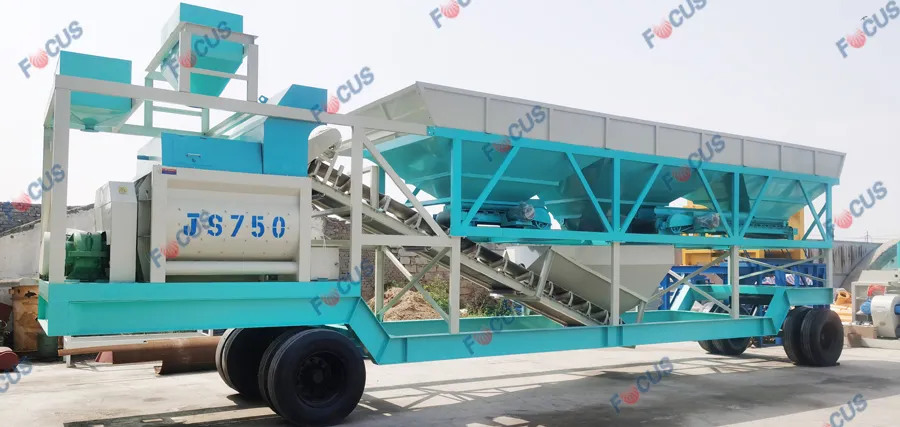 Compact Mini Concrete Batching Plant