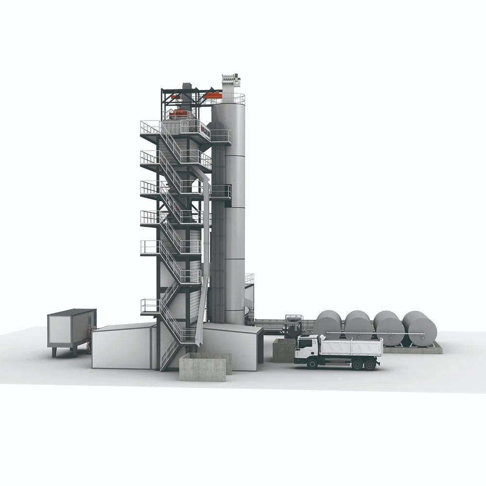 Eco-Friendly Asphalt Batching Plant with 1-Year Core Components Warranty